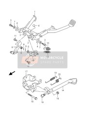 4228010G01, Bracket, Center Stand Lh, Suzuki, 0